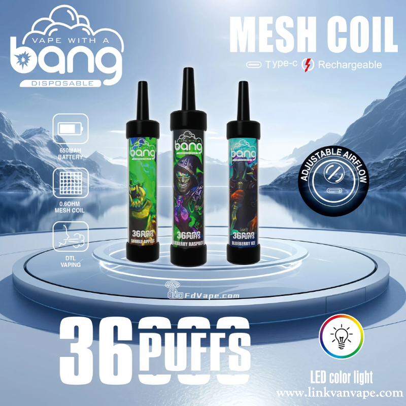 Bang 36000 36K Puffs Disposable Vape Newest E Cigarette Pen Factory Direct