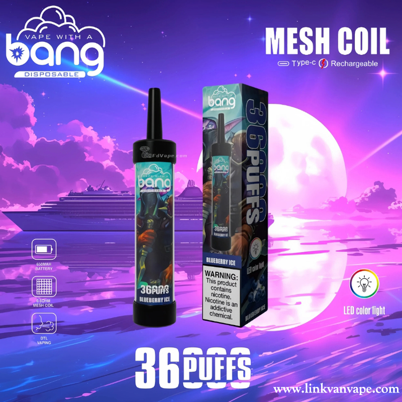 Bang 36000 36K Puffs Disposable Vape Newest E Cigarette Pen Factory Direct