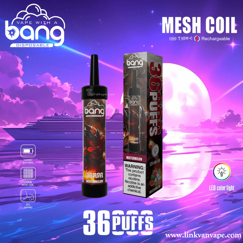 Bang 36000 36K Puffs Disposable Vape Newest E Cigarette Pen Factory Direct