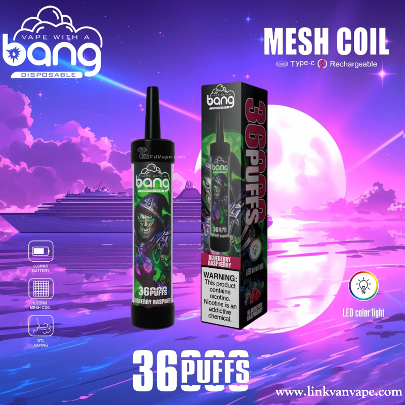 Bang 36000 36K Puffs Disposable Vape Newest E Cigarette Pen Factory Direct