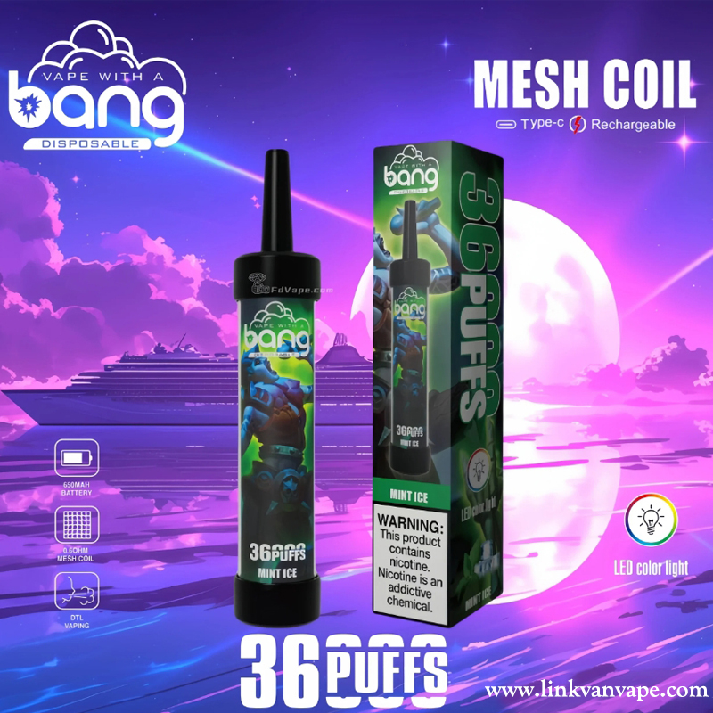 Bang 36000 36K Puffs Disposable Vape Newest E Cigarette Pen Factory Direct