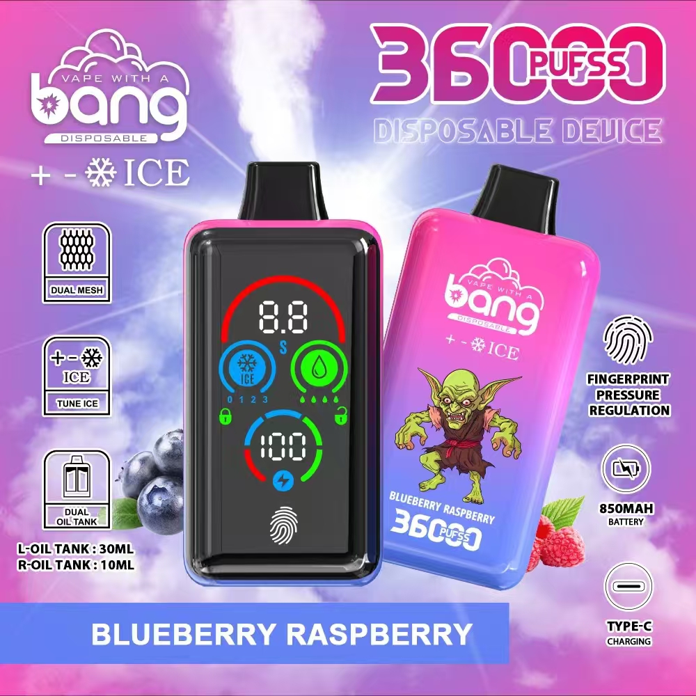 New hot selling Bang vape LCD screen ARTERY 36000PUFFS disposable electronic cigarette factory wholesale