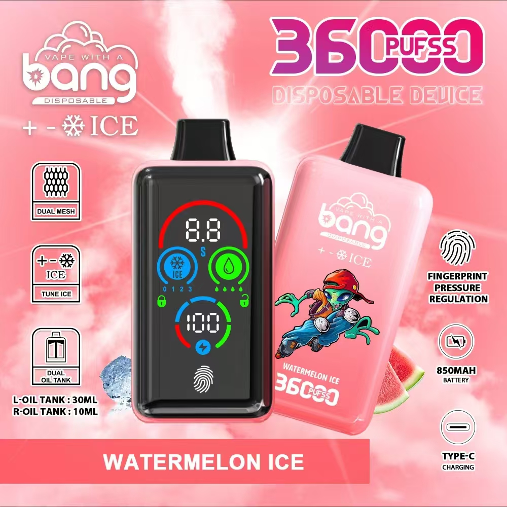 New hot selling Bang vape LCD screen ARTERY 36000PUFFS disposable electronic cigarette factory wholesale