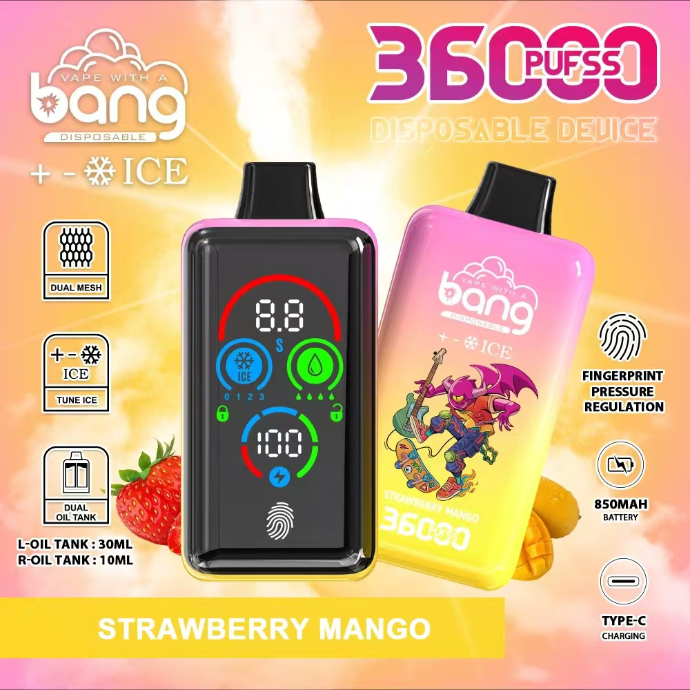 New hot selling Bang vape LCD screen ARTERY 36000PUFFS disposable electronic cigarette factory wholesale