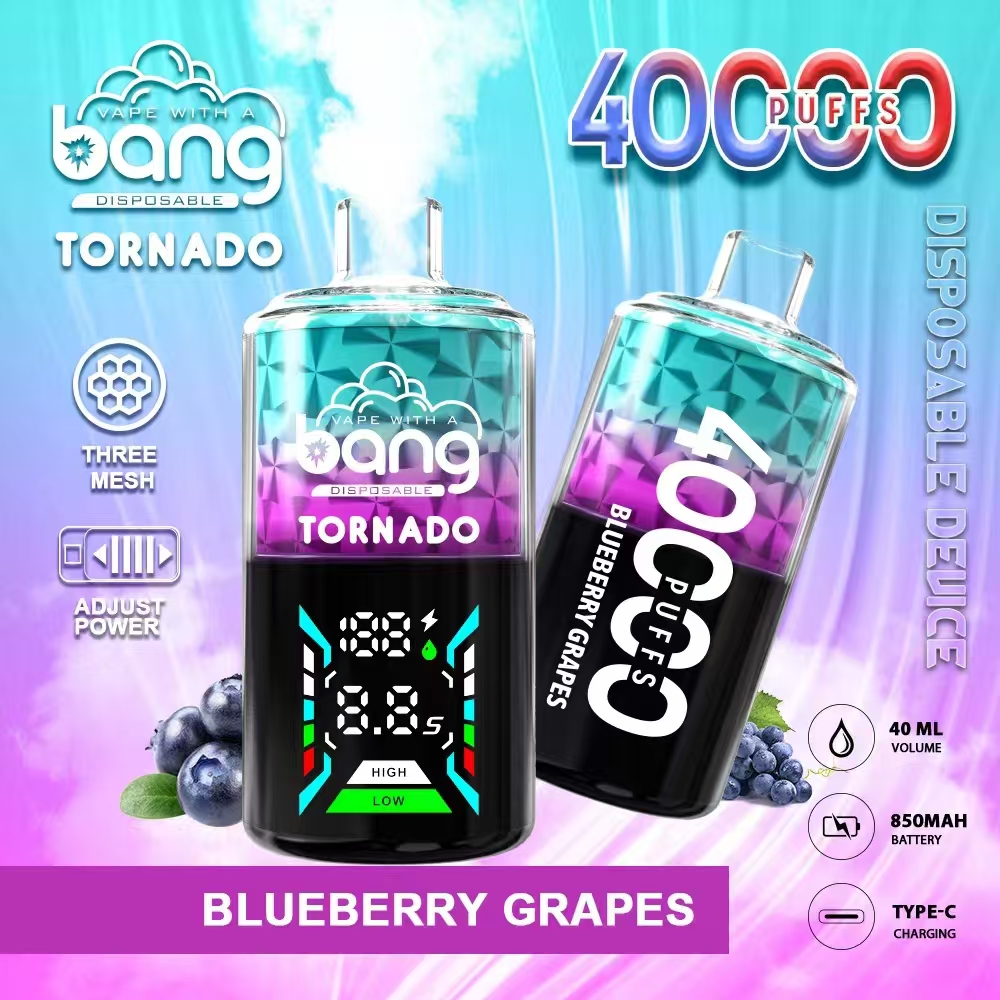 Bang 40000 40K Puffs Disposable Vape Tarnado Newest E Cigarette Pen Factory Direct Three Mesh