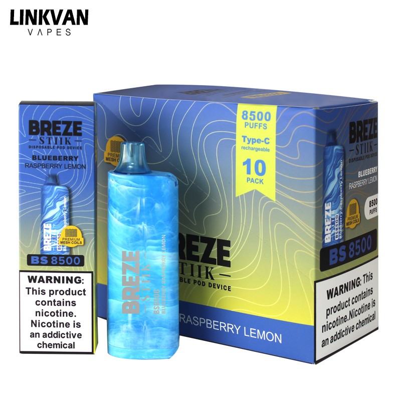 BREZE STIIK BS DISPOSABLE VAPE 8500 PUFFS 17ML Linkvan